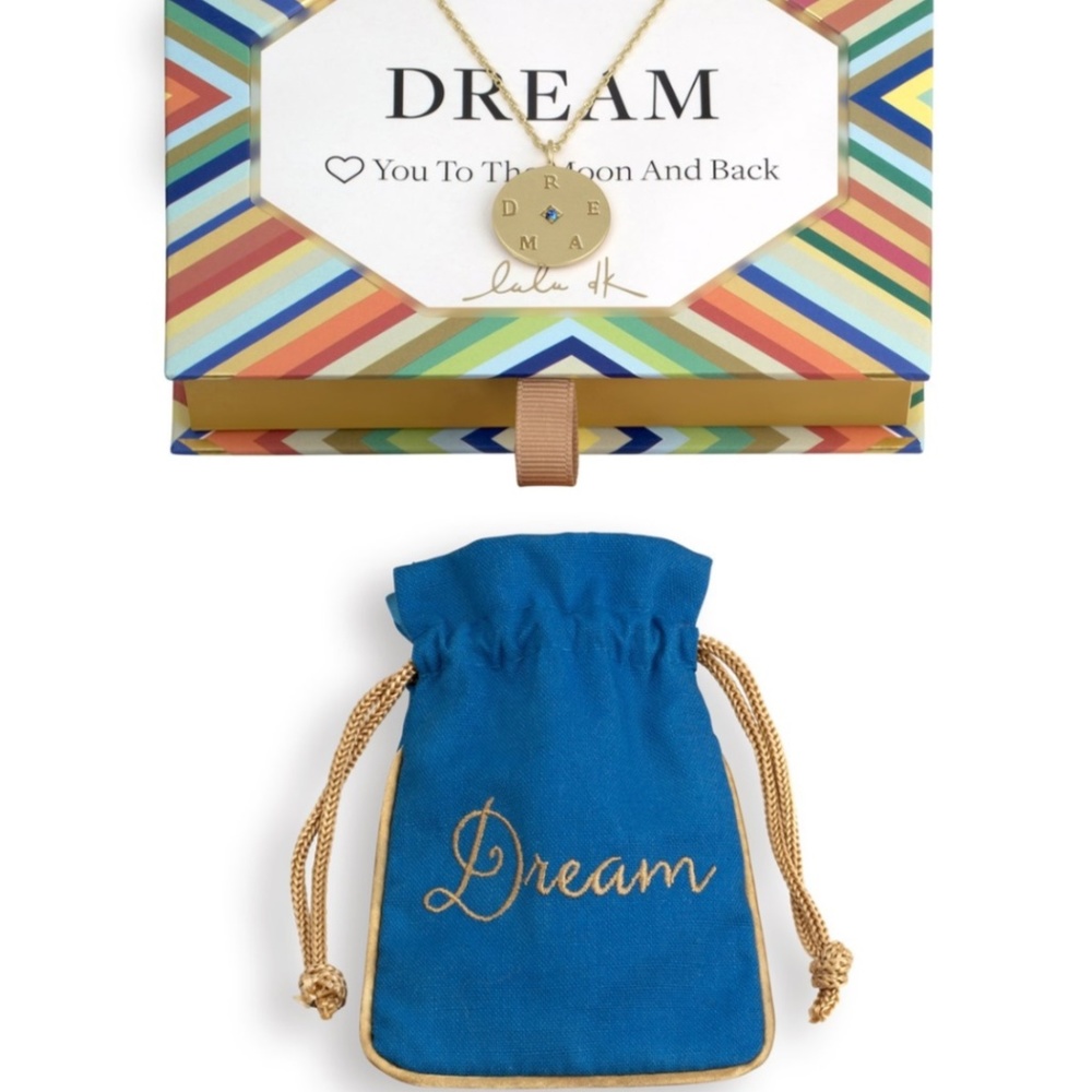 Gold "DREAM" necklace